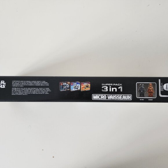 NIB LEGO 66543 3in1 Star Wars SuperPack Microfighters 3 Minifigs 268pcs RETIRED - Picture 11 of 12